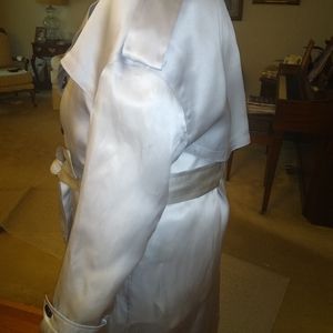 Burberry Brit silk trench coat size 6